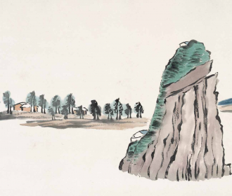 借山图之十八 小姑山