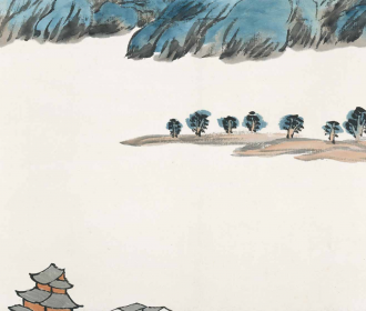借山图之十四 滕王阁
