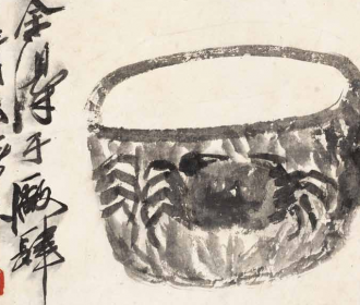 瓦钵（《花卉册页》八开之五）