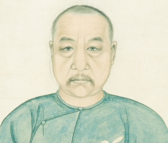 沁园夫子五十岁小像
