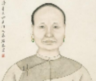 沁园师母五十岁小像