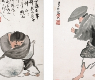人物四条屏
醉翁图
望福图
洗耳图
渔翁图