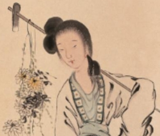 黛玉葬花图