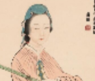 抱剑仕女图